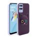 Fastship Coloured 3D POPUP BILLY Eye Effect Kitty Cat Eyes leather Rubber Back Cover for OPPO A54 (4G) - Purple