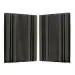 YGM Acoustic Foams Charcoal Black Big Design Soundproofing Corner Bass Trap 24X12X12 inch ,Set Of 2