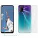 Kite Digital Oppo A92 Back Screen Protective Film Carbon Fiber Skin Transparent Screen Guard Sticker & Premium Tempered Glass Screen Protector