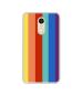 Casotec Rainbow Colors Design Printed Silicon Soft TPU Back Case Cover for Mi Redmi Note 4