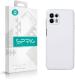 Sprig Liquid Silicone White Back Cover For Motorola Edge 20 Fusion