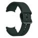 RUPELIK (Metal Lock Watch 4 Strap Dark Green) Soft Silicone Smart Watch 4 Compatible with Samsung Galaxy Watch 4 / Watch 5 , 44mm, 40mm / Watch 5 Pro , 45mm / Watch 4 Classic 42mm , 46mm Watch Strap (Dark Green)