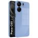 Fashionury Poco C65 Back Cover | Glossy Soft Silicon Flexible | Camera Bump Protection | All Side Shock Proof TPU Back Case Cover for Poco C65 (Blue Lavender)
