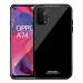 Richburg Black Glass Shockproof Back Case Cover For Oppo A74 5G