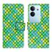 A D Enterprises Mat Green Flip Cover for Vivo V29 5G| Magnetic Case| Shock Absorbent| Flip Cover Vivo V29 5G