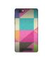 Casotec Pink Cyan Design Printed Silicon Soft TPU Back Case Cover for XOLO Era 4G