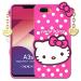 Lejaao Oppo a3s Hello Kitty Soft Red Polycarbonate, Thermoplastic Polyurethane Mobile Back Cover (16 x 7.5 x 0.9 cm)