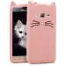 Lejaao Samsung Galaxy J7 Nxt Pink and Rose Gold Silicone Mobile Back Cover