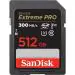SanDisk Extreme PRO 512GB SDXC Memory Card up to 300MB/s, UHS-II, Class 10, U3, V90, for 8K & 4K Video