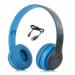 SHRI NETRA P47 WIRELESS HEAPHONE FOR MUSIC | CALLING | PLAYING | RUNING TIME | COLOR-BLUE