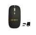 ADZOY Ultra Slim Rechargeable Wireless Mouse, 2.4G Portable Optical Silent Ultra Thin Wireless Computer Mouse with USB Receiver and Type C Adapter, Compatible with PC, Laptop, Notebook, Desktop