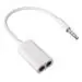 Technotech 3.5Mm Stereo Audio Jack Splitter Cable Adapter for Apple Ipod, Iphone, Ipad