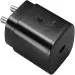 FIEUSCHE Mobile Samsung Original 25W USB-C Super Fast Charger 25W Pd Charging Adapter Charger (Black)