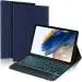 ProElite TouchPad Keyboard case for Samsung Galaxy Tab A8 10.5 inch (SM-X200/ SM-X205/ SM-X207), Magnetic Detachable Wireless Bluetooth TouchPad Keyboard Built-in 7-Colors Backlit, Dark Blue