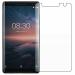 Vizio Nokia 6.1 Plus Transparent Tempered Glass Touch Sensitive and Anti Fingerprint Screen Protector Wet and Dry Wipe 15 x 8 x 1.3 cm