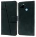 Jkobi Flip Cover Case For Realme C25Y | C21Y ( Stitched Leather with Magnetic Closure | Black)