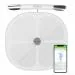 Probus Full Body Segmental Analysis with BMI| Smart Body Fat Analyzer| Bluetooth Wifi| White