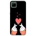 MobiEra Oppo Realme C11 Multicolor Korean Heart Design Plastic Hard Case Cover