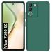 Fashionury Back Cover Case for Vivo Y200 5G | Camera Bump Protection | Matte Soft Silicon Flexible | All Side Shock Proof Rubberised Back Case Cover for Vivo Y200 5G (Green)