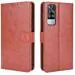 Newselect Vivo Y31, Vivo Y50A Brown Leather Back Cover