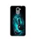 Casotec Cool Headphone Design Printed Silicon Soft TPU Back Case Cover for Huawei Honor Holly 4 Plus