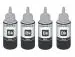ANG 1115 Refill Ink for Use in HP 680 Black Cartridge HP DeskJet 1115 Multi-Function Printer Compatible Ink-Black -100 ML Pack of 4 Each Bottle Ink (Black)