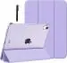 ProElite Smart Flip Case Cover for Apple iPad 10th Generation 10.9 inch 2022 Translucent & Hard Back with Stylus Pen, Lavender