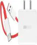 Maxxcen 65 W SuperVOOC 6 A Mobile SUPER FAST CHARGER WITH C TYPE CABLE INCLUDED DA7S Charger with Detachable Cable (Red, Cable Included)