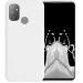 LIRAMARK Liquid Silicone Soft Back Cover Case for OnePlus Nord N100 5G / 1+Nord N100 (White)