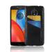 EXCLESIOR Motorola Moto E4 Plus Black Shockproof, Card Holder Slot, PU leather Back Cover