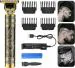 HTC Trimmer Hair Cutting Saving Beard Trimmer Hair Removal Machine Waterproof T9 Gold