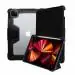 ProElite Rugged Shockproof Armor Smart flip case Cover for Apple iPad Pro 11 inch M1 3rd Gen 2021 with Pencil Holder, Black