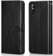 Cloudza Tecno Spark Go Black Thermoplastic Polyurethane Drop Protection Mobile Flip Cover