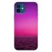 MobiEra Apple iPhone 12 Magenta Sea Wallpaper Plastic Designer Printed Hard Case Cover