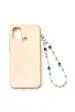 Heddz Glass Personalized and Customized Crystal Clear Beaded Phone Charm for Women and Girls