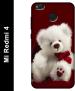 Fashionury Back Cover for Mi Redmi 4 (Multicolor, Silicon, Pack of: 1)
