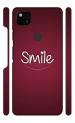 YAPZONE | Smile Red | Designer Printed Hard Back Cover for Google Pixel 4A Premium & Attractive Case for Your Smartphone