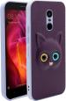 Lenient Purple Rubber, Silicon Back Cover For Mi Redmi Note 4
