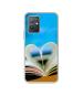 Casotec Love Book Design Printed Silicon Soft TPU Back Case Cover for Vivo iQOO Z6 5G