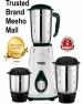 TRIVA Black Kitchen Gmax 550 Watt Mixer Grinder for Indian Kitchen with 3 Stainless Steel Jars for Wet & Dry Grinding| 3 Speed Control Copper Motor with 2 years Warranty for Smoothies Shakes Chutneys Spices & Sauces