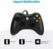DKD Wired Controller compataible for Xbox 360 with Dual-Vibration Turbo for Microsoft Xbox 360/360 Slim,Xbox 360 E Controller and PC (Compatible for PC and Xbox 360 Console)