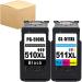 TRENDVISION 510XL & 511XL Ink Cartridge Combo for Printers MP230 MP235 MP240 MP250 MP258 MP260 MP270 MP272 MP280 MP282 MP287 MX320 (Only for United Kingdom, Italy, Spain, Germany, France Printers)