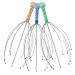 ZURU BUNCH Head Massager Scalp Massage Machine, 12 Fingers/Head Scratcher Manual for Pain Relief and Hair Growth Octopus Scalp Stress Therapy (Pack of 3) (Multi-Color Available)