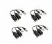 CABLES MASTER Passive Video Balun for Cctv HD Camera (PACK OF 4 )