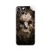 GADGETSWRAP Printed Vinyl Skin Sticker for Apple iPhone 13 - Skull Grunge Art