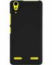 A ACCESSORIES KART Lenovo A7000 Black Rubber Superior Quality Back Cover