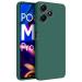 Fashionury Shockproof Back Cover for Poco M6 Pro 5G | Raised Bumps for Camera & Screen Protection | Ultra Clear Soft Silicone Back Case for Poco M6 Pro 5G (Green)