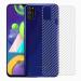 Kite Digital Samsung M11 Back Screen Protective Film Carbon Fiber Skin Transparent Screen Guard Sticker (Pack of 2)