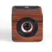 Roll over image to zoom in NB NOIZZYBOX Cube S Premium Wood Finish Portable Wireless Bluetooth Speaker and Fm Radio with 8W Output, HD Sound Portable Speaker Bluetooth 5.2 EDR, USB/TF Card/TWS