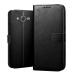 RJR Flip Cover for Samsung Galaxy J5, ON5, ON5 Pro with Kick Stand | Shockproof | Dual Layer | Card Slot |Wallet Case Cover-Black